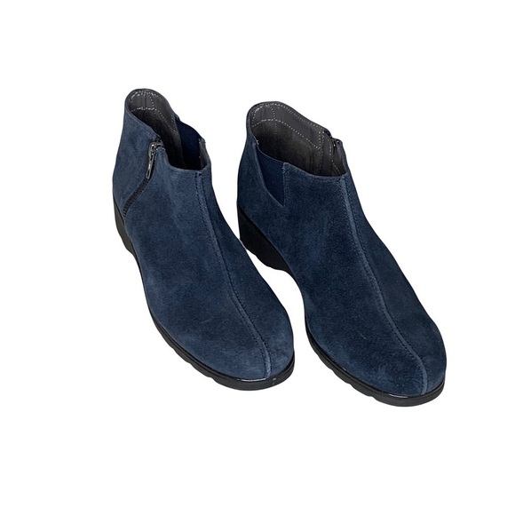 Aerosoles blue booties Size 8 EUC - Picture 1 of 8